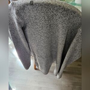 Figs Gray and Cream SCRUB JACKET MEDIUM WOMENS